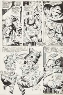 John Romita Sr. and Jim Mooney Amazing Spider-Man #68 Story Page 18 Kingpin Original Art (Marvel, 1969).... | Heritage