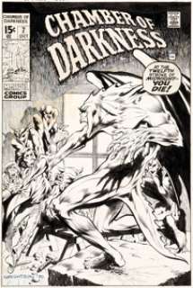 Bernie Wrightson Chamber of Darkness #7 Cover Original Art (Marvel, 1970).... | Heritage