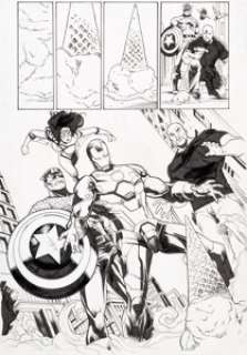 Lee Garbett and John Lucas Amazing Spider-Man Annual #39 Story Page 18 Original Art (Marvel, 2012)....