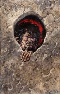 Moebius (Jean Giraud) Des Hommes et des Monstres [Men and Monsters] French Paperback Novel Cover Painting Original... | Heritage