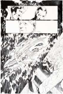 John Cassaday Planetary #11 Story Page 13 Original Art (DC, 2000)....