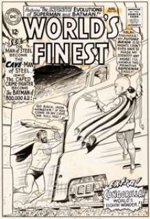  - Curt Swan and George Klein World‘s Finest Comics #151 Cover Original Art (DC, 1965)....