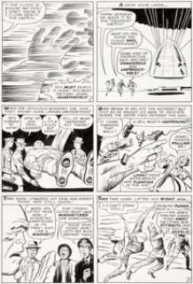 Jack Kirby and Dick Ayers Strange Tales #84 "The Wonder of the Ages!!! Magneto!" Story Page 8 Original Art (Marvel... | Heritage