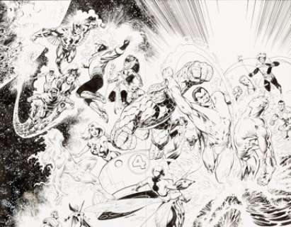  - Alan Davis Fantastic Four: Atlantis Rising Collectors‘ Preview #1 Wraparound Cover Namor, Adam Warlock, and the In...