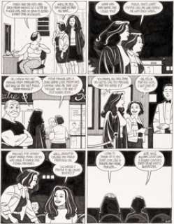 Jaime Hernandez Love and Rockets #42 Story Page 4 Maggie and Penny Century Original Art (Fantagraphics, 1993).... | Heritage