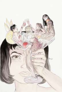 Michael Kaluta Lucifer #74 Cover Original Art (DC Comics, 2006). A striking and highly detailed image by -