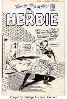 Kurt Schaffenberger Herbie #20 Cover Original Art (ACG, 1966). Thanks to fan-favorite Superboy artist Kurt -