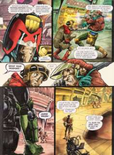 Carlos Ezquerra et Grant Morrison 2000 AD Prog #842 Planche 3 Judge Dredd (Fleetway, 1993)....