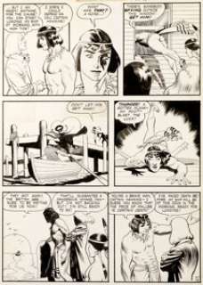 Frank Frazetta Charles Starrett as the Durango Kid #14 White Indian Planche 2 (Magazine Enterprises, 1952).... | Heritage