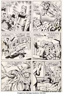 Jack Kirby et Joe Sinnott Fantastic Four #94 Planche 18 (Marvel, 1970).... | Heritage