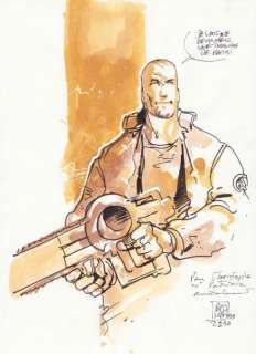 Lot 183 - Bajram. Dessin original dédicacé Cryozone