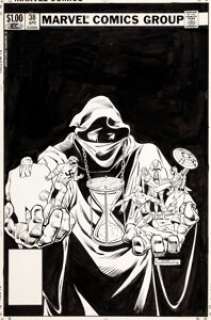 Alan Kupperberg - What If? #38 Cover Original Art (Marvel, 1983).