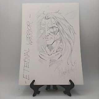Raffaele, Stefano - Raffaele, Stefano -Original Sketch "Eternal Warrior" - (1995)