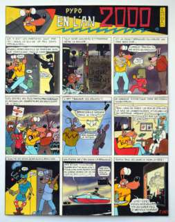 Tramber | PYPO EN L’AN 2000 Planche originale à l’encre de chine, parue dans | Cornette de St Cyr
