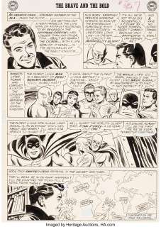 Mike Sekowsky and Bernard Sachs - Brave and the Bold #30 Justice League of America Story Page 7 Original Art (DC, 1960)