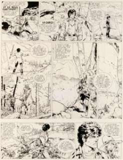 Colin Wilson - La Jeunesse de Blueberry, Les Démons Du Missouri Planche 18 (Novedi, 1985). Colin Wilson La Jeunesse de Blueberry, Les Démons Du Missouri Story Page 18 Original Art (Novedi, 1985).