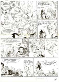 Hermann | Bernard Prince, L’otage, planche originale à l’encre de chine pour une histoire courte parue dans le journal Tintin en 1978. | Septimus