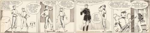 Young, Lyman - Lyman Young and Alex Raymond Tim Tyler‘s Luck Daily Comic Strip #525 Original Art dated 6-7-33 (King Features Synd...