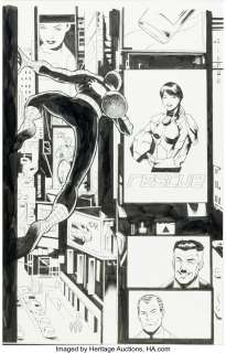 Garbett, Lee - Lee Garbett and John Lucas Amazing Spider-Man Annual #39 Page 5 Original Art (Marvel, 2012)....