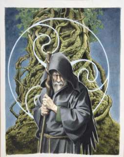 Brucero, Bruno | LE LIVRE SECRET DE MERLIN. Encre de Chine et encres de couleurs | Coutau Bégarie