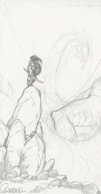 Sylvain Guinebaud | Illustration, La Geste des Chevaliers Dragons, tome 3 | Galerie 9ème Art