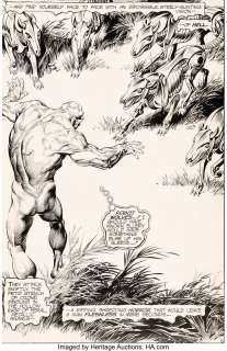 Redondo, Nestor - Nestor Redondo Swamp Thing #17 Splash Page 13 Original Art (DC, 1983)....