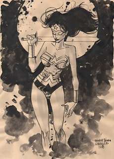 Giancarlo Caracuzzo | Wonder Woman - Wonder Woman - Page volante - Exemplaire unique - (2018) | Catawiki