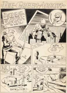 Papp, George | George Papp More Fun Comics #74 Green Arrow Story Page 1 Original Art (DC, 1941).... | Heritage