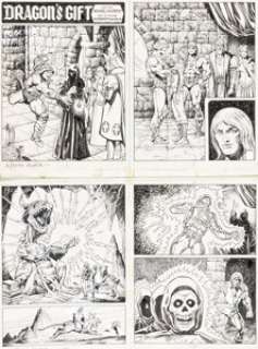 Alcala, Alfredo - Alfredo Alcala Masters of the Universe: Dragon‘s Gift Story Pages Original Art (Mattel, 1983)....