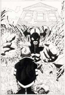 Quesada, Joe | Joe Quesada and Jimmy Palmiotti The Ray #6 Cover Original Art (DC, 1992).... | Heritage