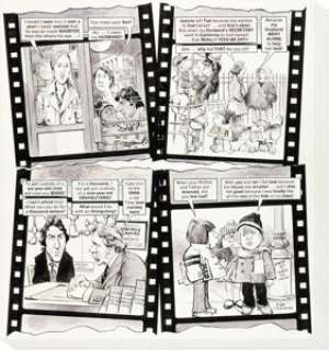 Drucker, Mort - Mort Drucker MAD #217 Near-Complete Story "Crymore vs. Crymore" Original Art Group of 7 (EC, 1980).... (Total: 7 Original Art)