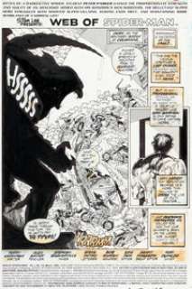 Saviuk, Alex - Alex Saviuk and Stephen Baskerville Web of Spider-Man #110 Story Pages 1-3 Original Art (Marvel, 1994).... (Total: 2 Original Art)