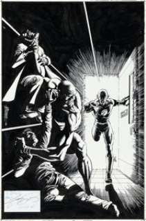 Pérez , George | George Pérez Flash #16 Cover Original Art (DC, 1988).... | Heritage