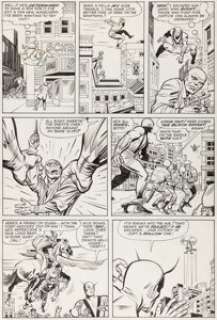 Kirby, Jack - Jack Kirby and Chic Stone The Avengers #6 Story Page 22 Giant-Man and Thor Original Art (Marvel, 1964)....
