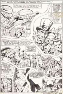 Kirby, Jack | Jack Kirby and George Tuska Captain America #112 Story Page 6 Original Art (Marvel, 1969).... | Heritage