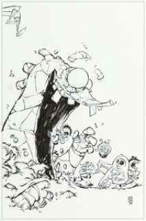 Young, Skottie - Skottie Young Spider-Man and the X-Men #1 Variant Cover Original Art (Marvel, 2014)....