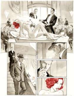Marini, Enrico | Enrico Marini Noir Burlesque #1 Story Page 35 Original Art (Dargaud, 2021).... | Heritage