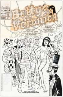 Dan DeCarlo and Alison Flood - Betty and Veronica #118 Cover Original Art (Archie, 1997)....