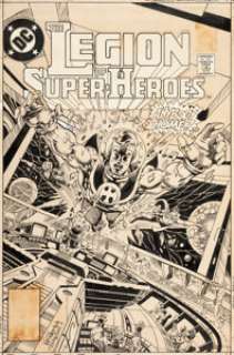 Pat Broderick And Romeo Tanghal | Legion of Super-Heroes #285 Cover Original Art (DC, 1982).... | Heritage