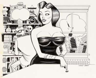 Daniel Clowes | Blast! Unpublished Cover Original Art (c. 1984). | Heritage