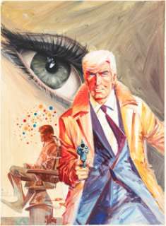 William Vance - Bruno Brazil, Les Yeux Sans Visage #3 Cover Original Art (Lombard, 1971).