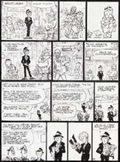 Dan Verlinden - Soda, Résurrection #13 Story Page 9 Original Art (Dupuis, 2014).