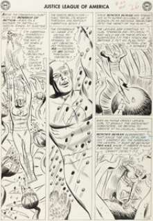 Mike Sekowsky And Bernard Sachs | Justice League of America #23 Story Page 22 Original Art (DC, 1963). | Heritage