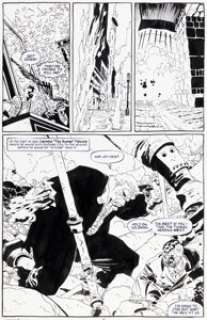 Tim Sale Batman: Dark Victory #13 Story Page 21 Original Art (DC, 2000).