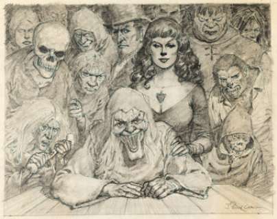 Johnny Craig "Creatures of the Vault" Preliminary Original Art (1977). | Heritage