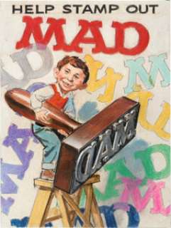 Norm Mingo MAD #78 Cover Color Preliminary Original Art (EC, 1963). | Heritage