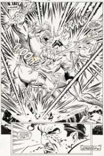 Jon Bogdanove and Dennis Janke Superman: The Man of Steel #19 Story Page 22 Doomsday Original Art (DC, 1993). | Heritage