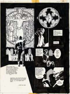 Frank Miller Elektra Lives Again Story Page 2 Original Art (Marvel/Epic, 1990).