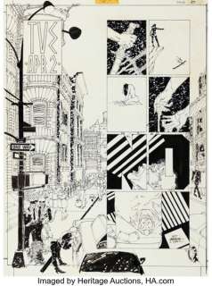 Frank Miller Elektra Lives Again Story Page 6 Original Art (Epic, 1990).