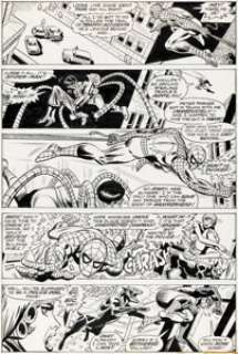 Ross Andru, Mike Esposito, and Dave Hunt The Amazing Spider-Man #157 Doctor Octopus Story Page 11 Original Art (Marvel, 1976).